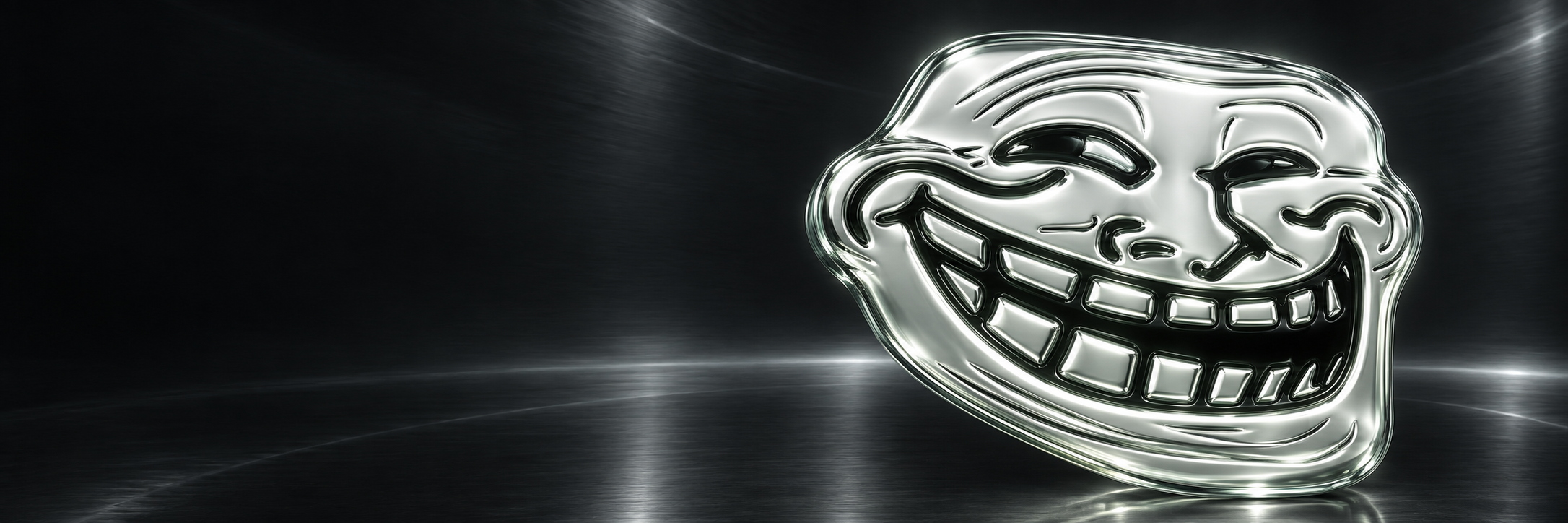 Pons Troll in a dark metallic chamber